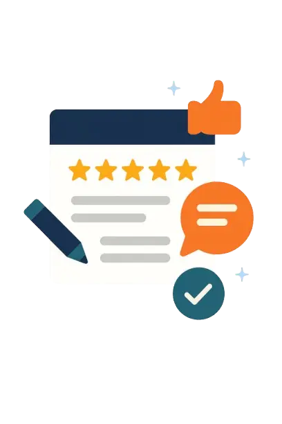 Ilustración sobre citaciones y menciones locales con iconos de mapa, ubicación y enlaces, representando la autoridad local para SEO